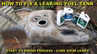 Fixing a leaking Fuel tank on our Toyota Supra  Full process start to finish [upl. by Artus663]