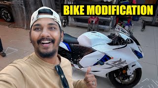 BIKE MODIFICATION  Nabeel Afridi Vlogs [upl. by Jeniece]