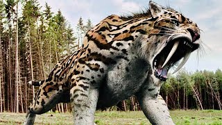 SaberToothed Tiger  Ice Age Prehistoric Predator  Full Documentary [upl. by Yelir184]