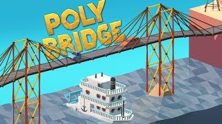 Building The Golden Gate Poly Bridge  Polybridge Gameplay [upl. by Edurtreg169]