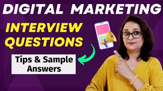 Digital Marketing Interview Questions and Answers  For Freshers and Experienced Candidates [upl. by Levania]