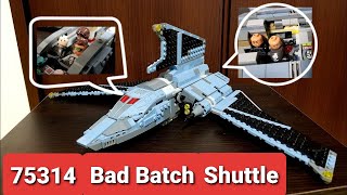 LEGO Star Wars 75314 Bad Batch Attack Shuttle Custom Edition 4th [upl. by Rachaba433]