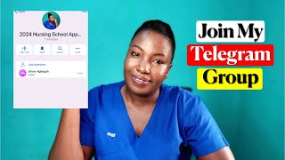 Telegram group for Nursing applicants [upl. by Ynaoj44]