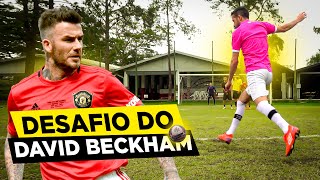 DESAFIO DO DAVID BECKHAM 😎 TEVE VÁRIOS GOLAÇOS [upl. by Kepner]