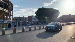 NapoliFiorentina tifosi già in fila a oltre 4 ore dal match 🏟️ [upl. by Hawkie]