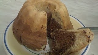 Cucina  Muffin Gigante variegato al cacao con gocce di cioccolato  senza lattosio  BIMBY TM31 [upl. by Siroled157]