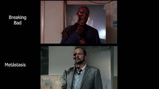 Breaking Bad amp Metástasis  Gus Death Comparison [upl. by Beverley532]