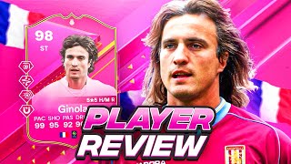 5⭐5⭐ 98 FUTTIES HEROES GINOLA SBC PLAYER REVIEW  FC 24 Ultimate Team [upl. by Corabel]