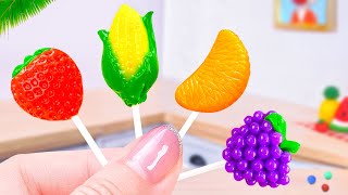 Yummy SugarFree Fruit Jelly 🍭 Satisfying Miniature Jelly Decorating Ideas 🌈 Yummy Little Cakes ✨ [upl. by Caro]