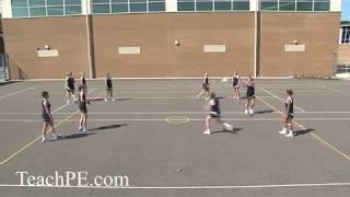 Netball Drill  Group Play  The Chest Pass [upl. by Nahguav622]