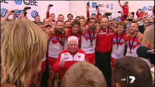 Sydney Swans Sing Song after 2012 Grand Final [upl. by Aubrey]