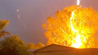 12 Minutes of Extreme Lightning Strikes [upl. by Shepp259]