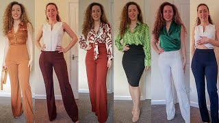 Stylish Affordable Work Wear  Fashionnova Try On Haul [upl. by Ztnarf]