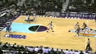 Karl Malone MVP All Star Game Performance 1993 Stockton CoMVP [upl. by Akapol]