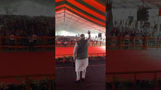 PM Modi receives a grand welcome in Srinagar Jammu and Kashmir  shorts [upl. by Ardisj]