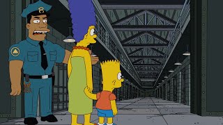 Marge y Bart visitan la carcel Los simpson capitulos completos en español latino [upl. by Kcoj]