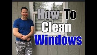 How To Clean Windows Without Leaving Streaks [upl. by Barbabra]