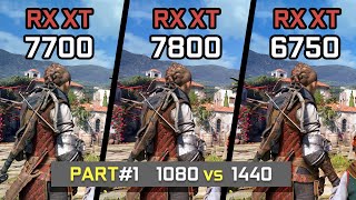 RX 7700 XT vs RX 6750 XT Benchmarks  Tested in 20 Games [upl. by Akinas]