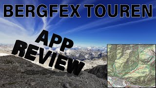 BERGFEX TOUREN APP  Review  Apps für Wandern und Bergsteigen [upl. by Runck]