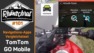 TomTom GO Mobile  Motorrad NavigationsApps Vergleichstest 76  101 [upl. by Giavani]