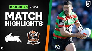 NRL 2024  Rabbitohs v Wests Tigers  Match Highlights [upl. by Daron]