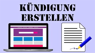 Kündigungsschreiben erstellen 📄 Tutorial Arbeitsvertrag kündigen  Verträge Kündigen Zeit [upl. by Akinom101]