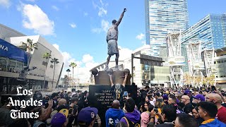 What Kobe Bryant’s statue means to fans and Los Angeles [upl. by Seraphim]