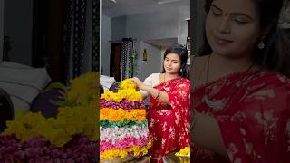 😍🫠 bathukamma festival styling telangana explore festivevibes trend youtube shorts yt [upl. by Ranzini]