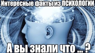 ТОП 15 Интересные факты из ПСИХОЛОГИИ Психология Социальная психология человека [upl. by Koblick49]