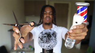 ASMR The MOST realistic barbershop haircut EVER💈 [upl. by Romeon451]