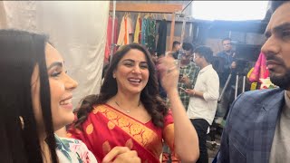 Karwa chauth ki shopping on Kundali bhagya  bts  Sonal vengurlekar [upl. by Auhsoj]