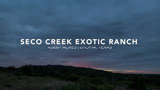 Seco Creek Exotic Ranch [upl. by Howund753]