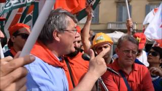 Metalmeccanici per il contratto intervento di Maurizio Landini in piazza della Loggia a Brescia [upl. by Adiene]