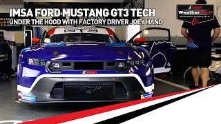 Mustang GTD GT3 Tech Tour at the Rolex 24  IMSA WeatherTech SportsCar Championship [upl. by Attesor]