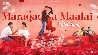 Maragadha Maalai Video Song  Takkar Tamil  Siddharth  Karthik G Krish  Nivas K Prasanna [upl. by Anecusa]