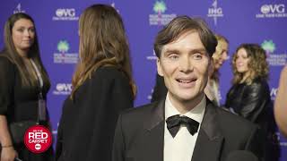 Oppenheimer star Cillian Murphy interview from Palm Springs Film Festival red carpet [upl. by Loseff]