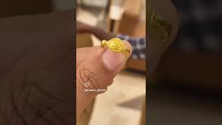 Vel amp Om Ring  Mens Gold Ring  Sri Ganesh Jewellers [upl. by Nellac]