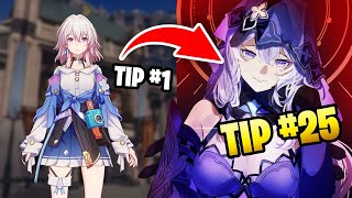 25 Honkai Star Rails Tips From BEGINNER to ADVANCED  Tips amp Tricks [upl. by Niamreg883]