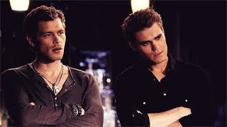 The Vampire Diaries All Klaus and Stefan Scenes Together HD [upl. by Kotick]