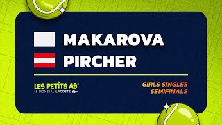 Les Petits As 2024  Girls Singles Semifinals  Mariia MAKAROVA vs Anna PIRCHER [upl. by Nitza86]