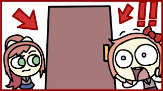 LA PUERTA  Animación DDLC [upl. by Homere]