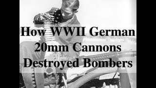 The devastating effect WWII German 20mm Auto Cannons had on US Bombers [upl. by Neelav]