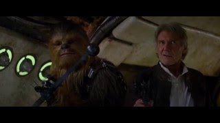 Star Wars TFA  Han and Chewie back on the Millennium Falcon [upl. by Ailla]