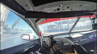 Formula D IN CAR Wall taps and fender rubs  Kyle Mohan Rx8 and Chelsea Denofa RTR Mustang [upl. by Eustatius]