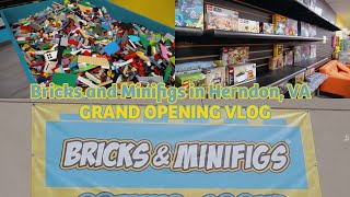 Bricks and Minifigs Herndon VA Grand Opening Vlog Haul  Review [upl. by Graniela312]