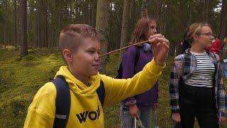 Izglītojoša LVM “Meža ekspedīcija” Janopoles mežā [upl. by Garbers]