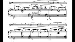 Eugene Bozza Agrestide for Flute and Piano with score [upl. by Ailehs]