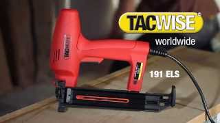 Tacwise 0327 191EL 230v Semi Pro Electric Nailer Stapler [upl. by Ahsema747]