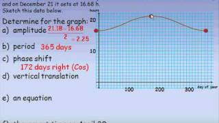 Solving Problems Using Sinusoidal Models Part 2 [upl. by Fiertz]