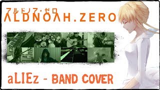 【AldnoahZero ED2】 aLIEz 【コラボしました】 Band Cover [upl. by Bocyaj]